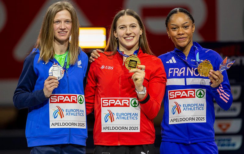 Tina Šutej z bronasto medaljo z evrospkega prvenstva v atletiki