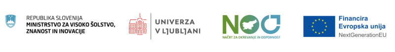 Logotipi sodelujočih organizacij: MVZI, UL, NOO, EU