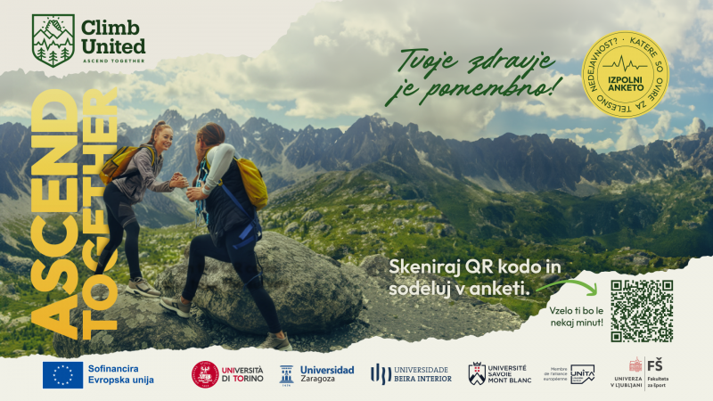 Plakat projekta Climb United